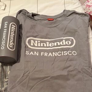 Nintendo Gray San Francisco T-Shirt and Tumbler